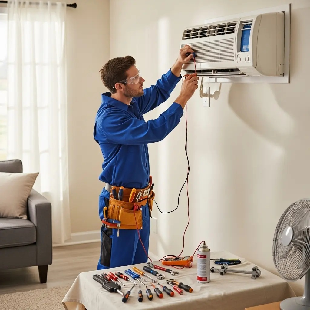 Yenimahalle Protherm Protherm klima gaz dolumu ve bakım – Enerji verimliliği artırıldı. - Teknik servis örneği